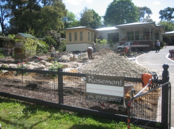 Drycreek Bed in Progress